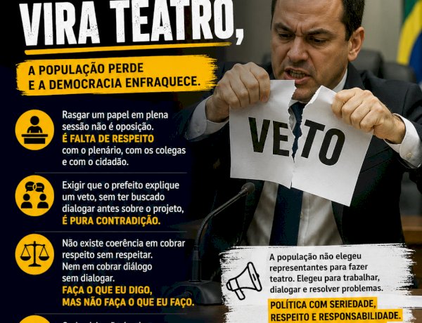O Teatro da Política e a Falta de Respeito com a População