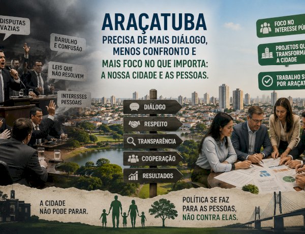 Araçatuba e a Necessidade de uma Política Mais Madura