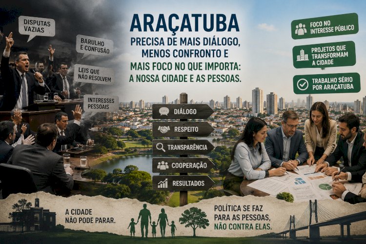 Araçatuba e a Necessidade de uma Política Mais Madura